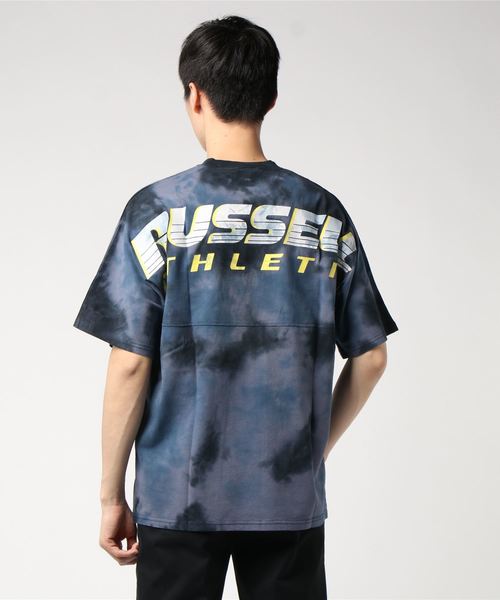 Russell Athletic（ラッセルアスレティック）の「[RUSSELL ATHLETIC/ラッセル アスレチック] 別注バックプリントビッグTシャツ（Tシャツ/カットソー・メンズ・パープル系その他/ブラック/ホワイト/ターコイズブルー/ホワイト系その他/ブラック系その他・M/L/XL）」の12枚目の写真