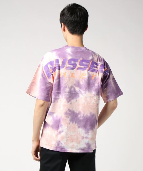 Russell Athletic（ラッセルアスレティック）の「[RUSSELL ATHLETIC/ラッセル アスレチック] 別注バックプリントビッグTシャツ（Tシャツ/カットソー・メンズ・パープル系その他/ブラック/ホワイト/ターコイズブルー/ホワイト系その他/ブラック系その他・M/L/XL）」の15枚目の写真