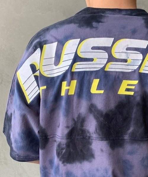 Russell Athletic（ラッセルアスレティック）の「[RUSSELL ATHLETIC/ラッセル アスレチック] 別注バックプリントビッグTシャツ（Tシャツ/カットソー・メンズ・パープル系その他/ブラック/ホワイト/ターコイズブルー/ホワイト系その他/ブラック系その他・M/L/XL）」の5枚目の写真