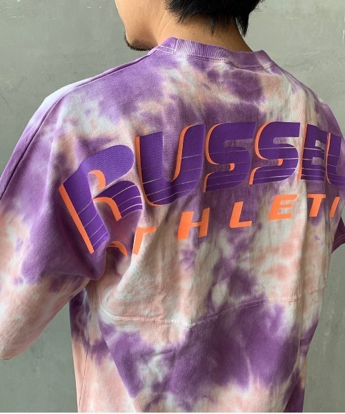 Russell Athletic（ラッセルアスレティック）の「[RUSSELL ATHLETIC/ラッセル アスレチック] 別注バックプリントビッグTシャツ（Tシャツ/カットソー・メンズ・パープル系その他/ブラック/ホワイト/ターコイズブルー/ホワイト系その他/ブラック系その他・M/L/XL）」の20枚目の写真