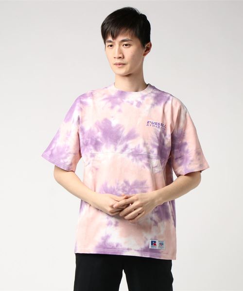 Russell Athletic（ラッセルアスレティック）の「[RUSSELL ATHLETIC/ラッセル アスレチック] 別注バックプリントビッグTシャツ（Tシャツ/カットソー・メンズ・パープル系その他/ブラック/ホワイト/ターコイズブルー/ホワイト系その他/ブラック系その他・M/L/XL）」の16枚目の写真