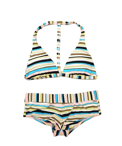 セール Volcom サマービーチファッション Salty Air Halter Boy Cut ボルコムセットアップ２点セットビキニ 水着 Volcom ボルコム のファッション通販 Zozotown