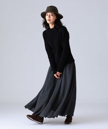 EFFE BEAMS（エッフェビームス）の「AK+1 / 2WAY ウールマキシスカート 