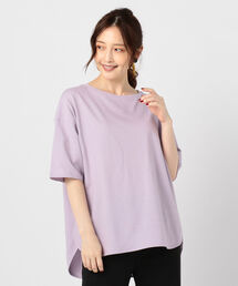 強撚天竺ラウンドテールTシャツ