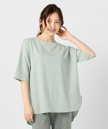 強撚天竺ラウンドテールTシャツ