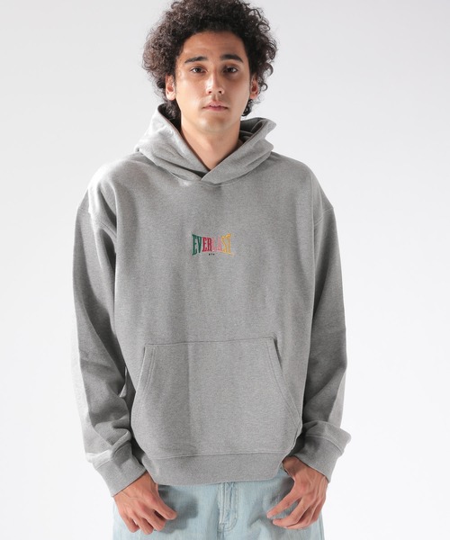 EVERLAST(スポーツ・ライフスタイル)（エバーラスト）の「【EVERLAST(エバーラスト)】別注パーカー（パーカー・メンズ・グレー/オフホワイト/ブラック・LARGE/MEDIUM）」の3枚目の写真