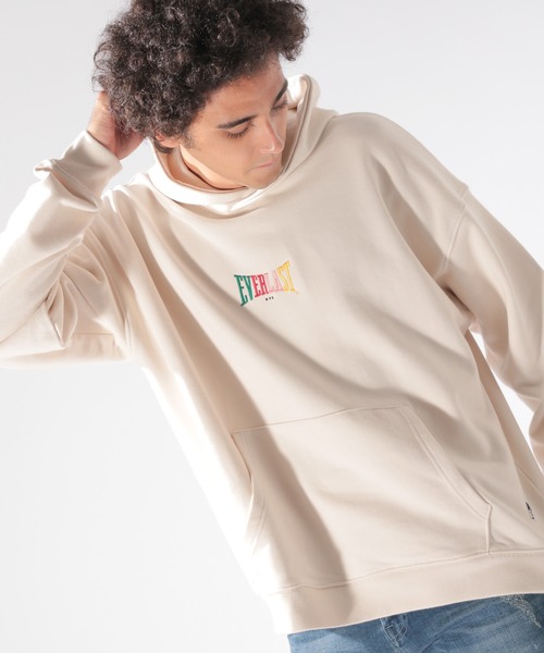 EVERLAST(スポーツ・ライフスタイル)（エバーラスト）の「【EVERLAST(エバーラスト)】別注パーカー（パーカー・メンズ・グレー/オフホワイト/ブラック・LARGE/MEDIUM）」の4枚目の写真