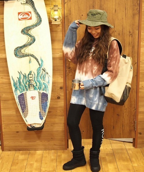 ROXY(ロキシー)の「ALLEE/ロキシー ブーツ 防寒 スノー コーデュロイ(ブーツ・レディース・ブラック/ベージュ/ピンク・23cm/24cm/25cm)」の19枚目の写真