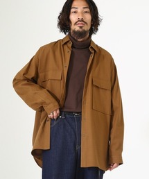 marka | marka / マーカ：FLAP POCKET SHIRT - soft amunzen -：M20D-05SH01C[COR](シャツ/ブラウス)