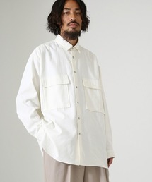 marka | marka / マーカ：FLAP POCKET SHIRT - soft amunzen -：M20D-05SH01C[COR](シャツ/ブラウス)