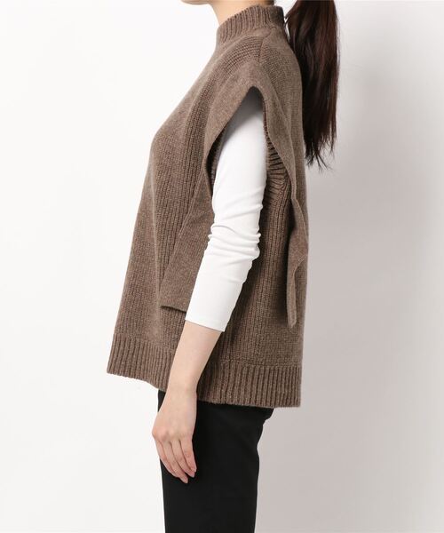ニット+セーター CLANE SQUARE SLEEVE KNIT VEST CLANE（クラネ）の「SQUARE SLEEVE KNIT VEST（ニット/セーター）」 - WEAR