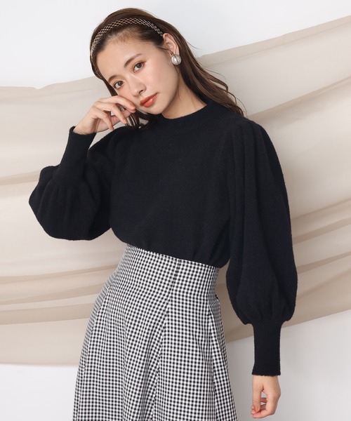 one after another NICE CLAUP（ワンアフターアナザーナイスクラップ）の「Dカンベルトフレアスカート（スカート・レディース・ブラック/オレンジ/アイボリー/チェック・FREE）」の11枚目の写真