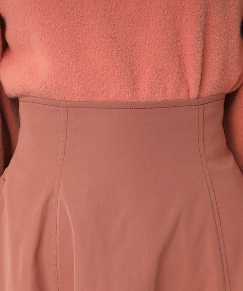 one after another NICE CLAUP（ワンアフターアナザーナイスクラップ）の「Dカンベルトフレアスカート（スカート・レディース・ブラック/オレンジ/アイボリー/チェック・FREE）」の17枚目の写真