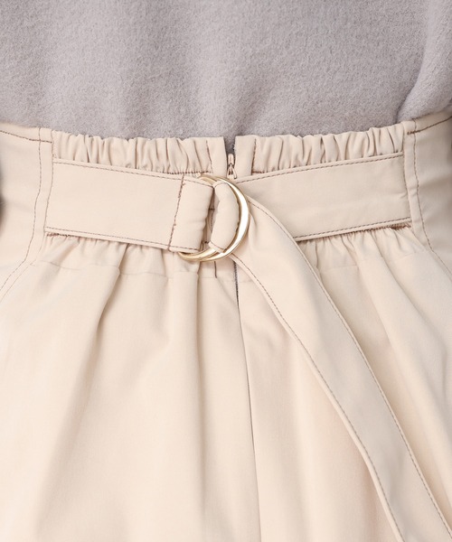 one after another NICE CLAUP（ワンアフターアナザーナイスクラップ）の「Dカンベルトフレアスカート（スカート・レディース・ブラック/オレンジ/アイボリー/チェック・FREE）」の22枚目の写真