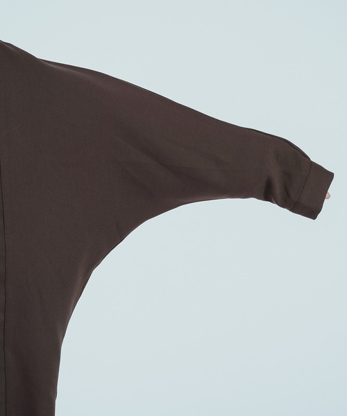 epnok（エプノック）の「ドルマンオープンカラーシャツ（シャツ/ブラウス・メンズ・ダークブラウン/ネイビー・MEDIUM/LARGE）」の12枚目の写真