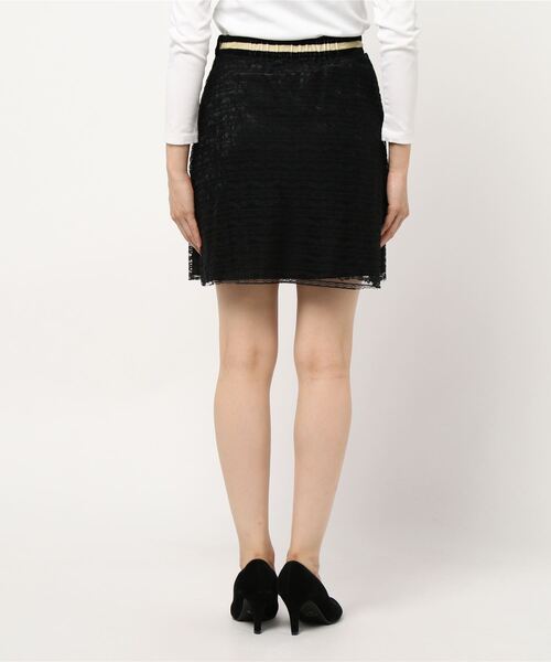PINKHOUSE CHELSEA（ピンクハウスチェルシー）の「ラッセルレーススカート（スカート・レディース・ホワイト/ブラック/ローズ・MEDIUM/SMALL）」の5枚目の写真