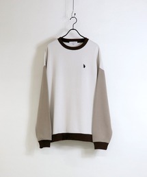 【U.S. POLO ASSN.】別注 ワンポイント刺繍 ビッグシルエット プルオーバースウェット ユニセックス