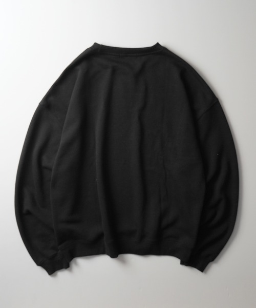 U.S. POLO ASSN.（ユーエスポロアッスン）の「【U.S. POLO ASSN.】別注 ワンポイント刺繍 ビッグシルエット プルオーバースウェット ユニセックス（スウェット・メンズ・ブラック/ホワイト/オレンジ/サックスブルー/ブラウン/ベージュ/グリーン/ピンク/アイボリー/ミント・M/L）」の18枚目の写真