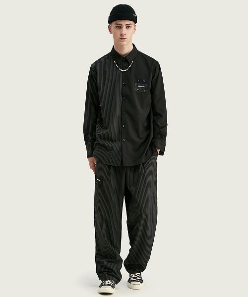 INFLATION（インフレーション）の「INFLATION(インフレーション)切り替えストライプパンツ（その他パンツ・メンズ・グレー/ブラック・XL/S/M/L）」の7枚目の写真