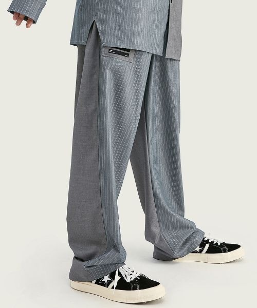 INFLATION（インフレーション）の「INFLATION(インフレーション)切り替えストライプパンツ（その他パンツ・メンズ・グレー/ブラック・XL/S/M/L）」の21枚目の写真