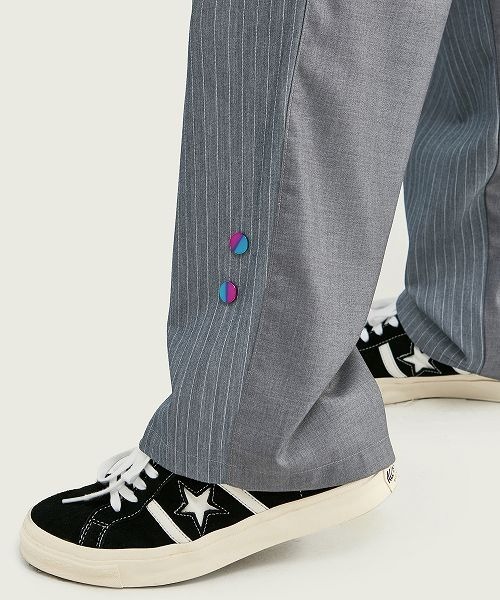 INFLATION（インフレーション）の「INFLATION(インフレーション)切り替えストライプパンツ（その他パンツ・メンズ・グレー/ブラック・XL/S/M/L）」の15枚目の写真