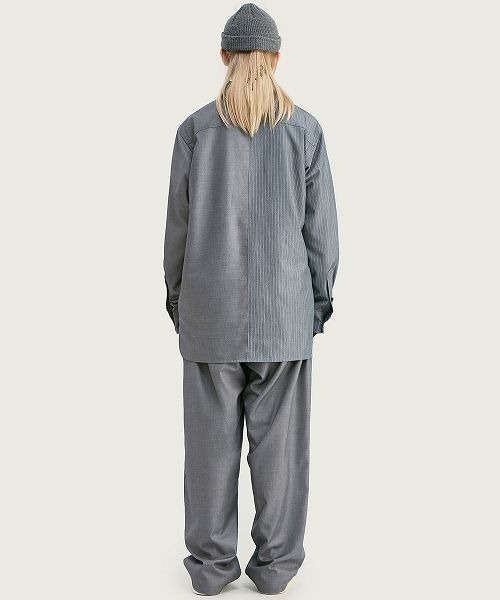 INFLATION（インフレーション）の「INFLATION(インフレーション)切り替えストライプパンツ（その他パンツ・メンズ・グレー/ブラック・XL/S/M/L）」の13枚目の写真