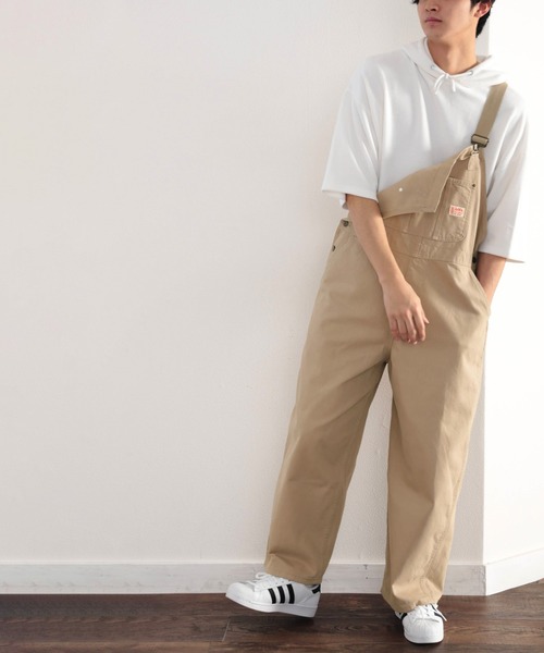 Java（ジャバ）の「《JaVa ジャバコラボ》朝の"服なに着よう問題" 秒で解決。大人女子のゆるコーデ完成！綿100％オーバーサイズ サロペット（サロペット/オーバーオール・レディース・ブラック/アイボリー/サンドベージュ/モカ/カーキ・MEDIUM/LARGE/X-LARGE/SMALL）」の11枚目の写真