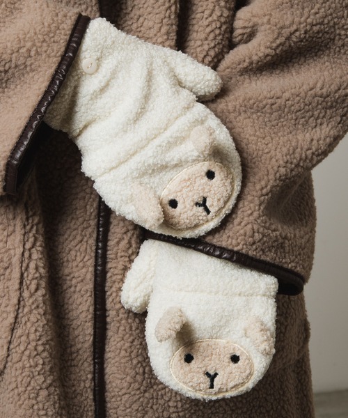 WEGO（ウィゴー）の「WEGO/アニマルボアミトン（手袋・レディース・その他1/その他2/その他3/その他4/その他5・FREE）」の5枚目の写真