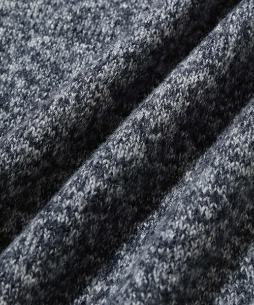 ADAM ET ROPE'(アダムエロペ)の「杢編みタートルニット(ニット/セーター・メンズ・ホワイト系その他2/ネイビー/ブラック系その他・L/LL/M)」の6枚目の写真
