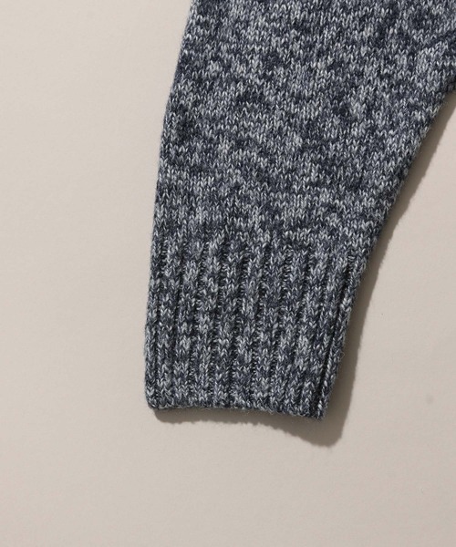 ADAM ET ROPE'(アダムエロペ)の「杢編みタートルニット(ニット/セーター・メンズ・ホワイト系その他2/ネイビー/ブラック系その他・L/LL/M)」の8枚目の写真
