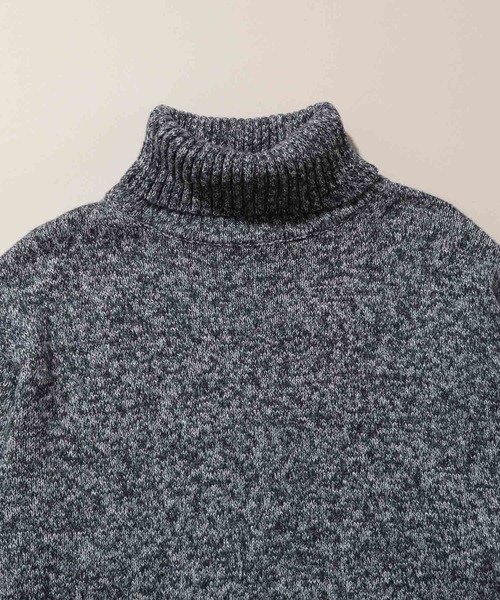 ADAM ET ROPE'(アダムエロペ)の「杢編みタートルニット(ニット/セーター・メンズ・ホワイト系その他2/ネイビー/ブラック系その他・L/LL/M)」の10枚目の写真