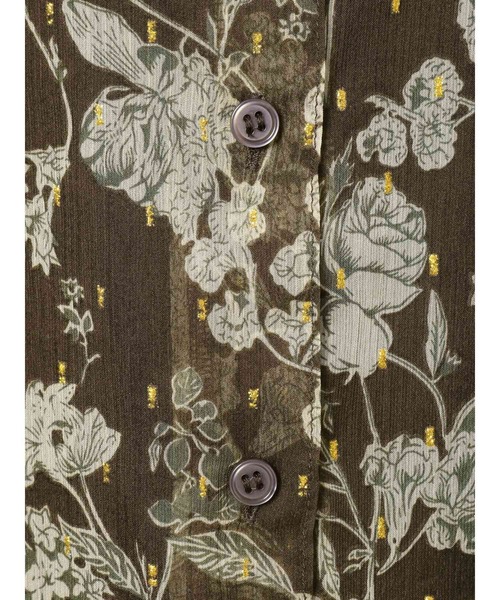 MURUA（ムルーア）の「ボリュームシアーフラワーシャツ（シャツ/ブラウス・レディース・アイボリー/ブラウン・FREE）」の17枚目の写真