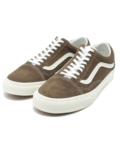 BEAMS BOY（ビームスボーイ）の「VANS / SUEDE OLD SKOOL（スニーカー・レディース・ベージュ/ワイン・6/5/5h/6h/7）」の2枚目の写真