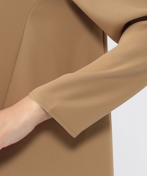 A/C DESIGN BY ALPHA CUBIC（エーシーデザインバイアルファキュービック）の「プルエラブラウス（シャツ/ブラウス・レディース・ネイビー/オフホワイト/ベージュ/ライトグリーン・11号/9号）」の16枚目の写真