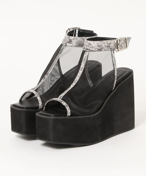 ENVYM（アンビー）の「シアーウエッジブーティー（その他シューズ・レディース・ブラック/グレー・22.5cm/23.5cm/24.5cm）」の16枚目の写真