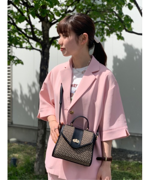 MOUSSY（マウジー）の「MONOGRAM MINI SHOULDER バッグ（ショルダー