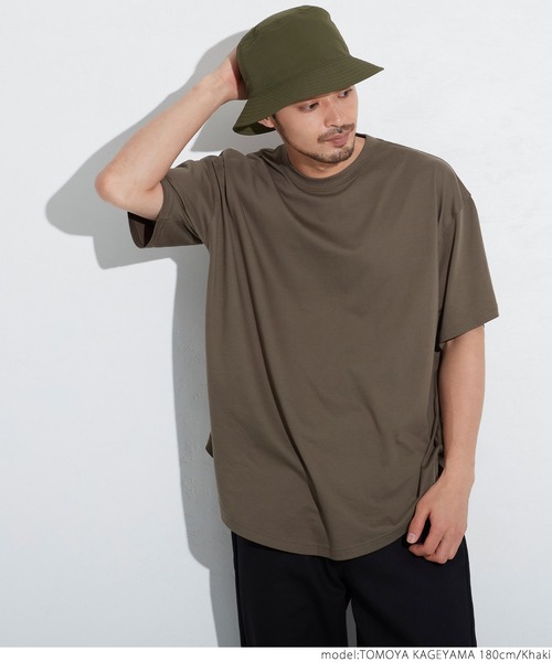 coca（coca）（コカ）の「ワッシャーナイロンバケットハット（ハット・メンズ・カーキ/ブラック・ONE SIZE）」の12枚目の写真