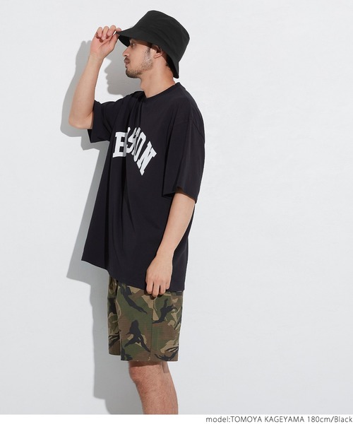 coca（coca）（コカ）の「ワッシャーナイロンバケットハット（ハット・メンズ・カーキ/ブラック・ONE SIZE）」の5枚目の写真