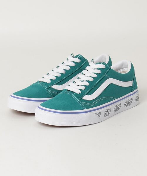 VANS（バンズ）の「［BILLYS限定］ OLD SKOOL　VN0A3WKT4RT（スニーカー・メンズ・グリーン系その他・6/8/10/9/5/7/7h/8h/9h/6h/4h/5h）」の2枚目の写真