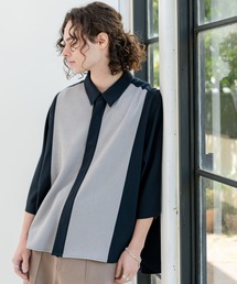 CASPER JOHN | Knit Switch Shirts/ニットスイッチシャツ(シャツ/ブラウス)