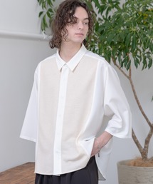 CASPER JOHN | Knit Switch Shirts/ニットスイッチシャツ(シャツ/ブラウス)