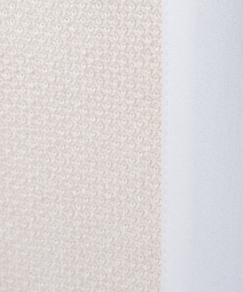 CASPER JOHN（キャスパージョン）の「Knit Switch Shirts/ニットスイッチシャツ（シャツ/ブラウス・メンズ・ネイビー/ホワイト・SMALL/MEDIUM）」の14枚目の写真