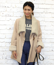 mystic | ニットBIG衿コート(その他アウター)