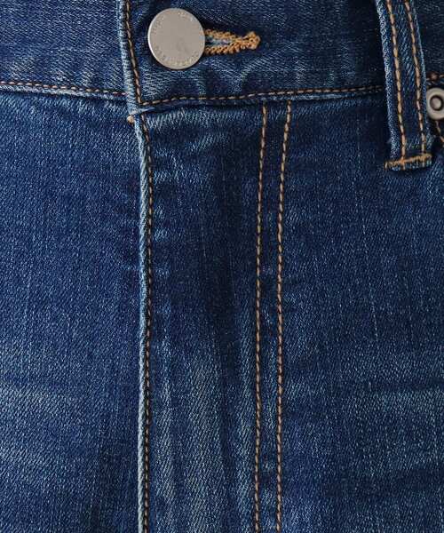 DRESKIP（ドレスキップ）の「◆デニム裾スリットパンツ（デニムパンツ・レディース・ライトブルー/ブラック・03/02）」の13枚目の写真