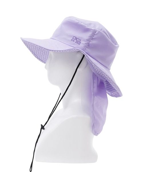 CECIL McBEE（セシルマクビー）の「【CECIL McBEE/セシルマクビー】レディースマリンハット / ポケッタブル仕様（ハット・レディース・ラベンダー/カーキ/ブラック/ネイビー・FREE）」の6枚目の写真