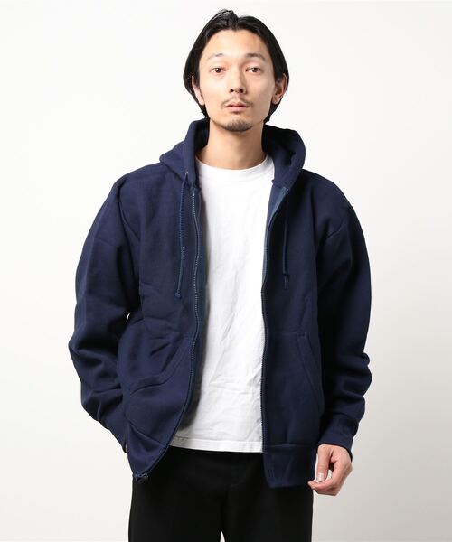 CAMBER(キャンバー)の「Cross-Knit ZIPPER HOODED(パーカー・メンズ・ホワイト/ダークグリーン/バーガンディー/グレー/ゴールド/レッド/オレンジ/ブラック/ネイビー/ナチュラル/ロイヤルブルー・L/S/XL/M)」の6枚目の写真