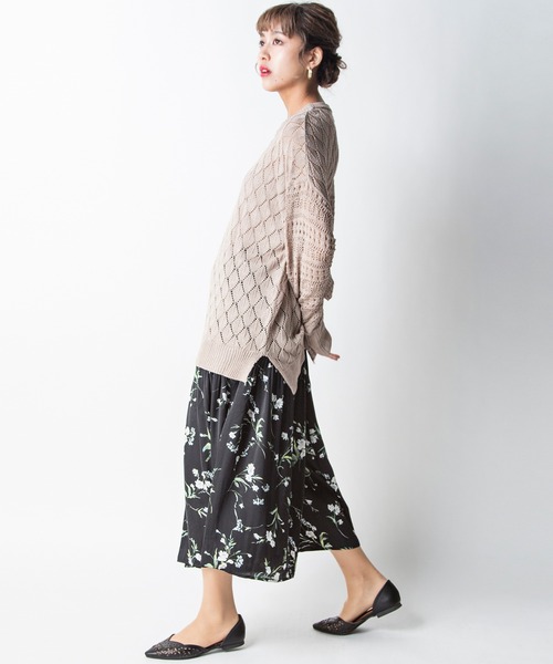 MILLION CARATS（ミリオンカラッツ）の「【STYLE4】かぎ針リラックスニット（ニット/セーター・レディース・ベージュ/オフホワイト/サックスブルー・FREE）」の15枚目の写真