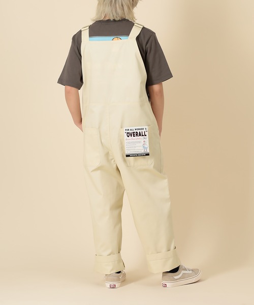 SlashDate（スラッシュデイト）の「オーバーサイズ ルーズシルエット オーバーオール/ユニセックス（サロペット/オーバーオール・メンズ・キナリ/ブラック/オリーブ・M/L/S）」の7枚目の写真