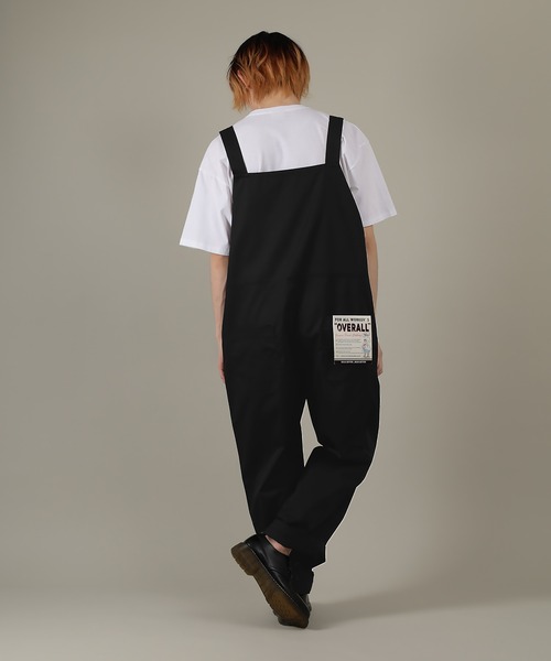 SlashDate（スラッシュデイト）の「オーバーサイズ ルーズシルエット オーバーオール/ユニセックス（サロペット/オーバーオール・メンズ・キナリ/ブラック/オリーブ・M/L/S）」の9枚目の写真