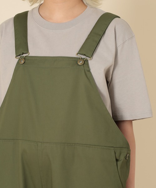 SlashDate（スラッシュデイト）の「オーバーサイズ ルーズシルエット オーバーオール/ユニセックス（サロペット/オーバーオール・メンズ・キナリ/ブラック/オリーブ・M/L/S）」の22枚目の写真